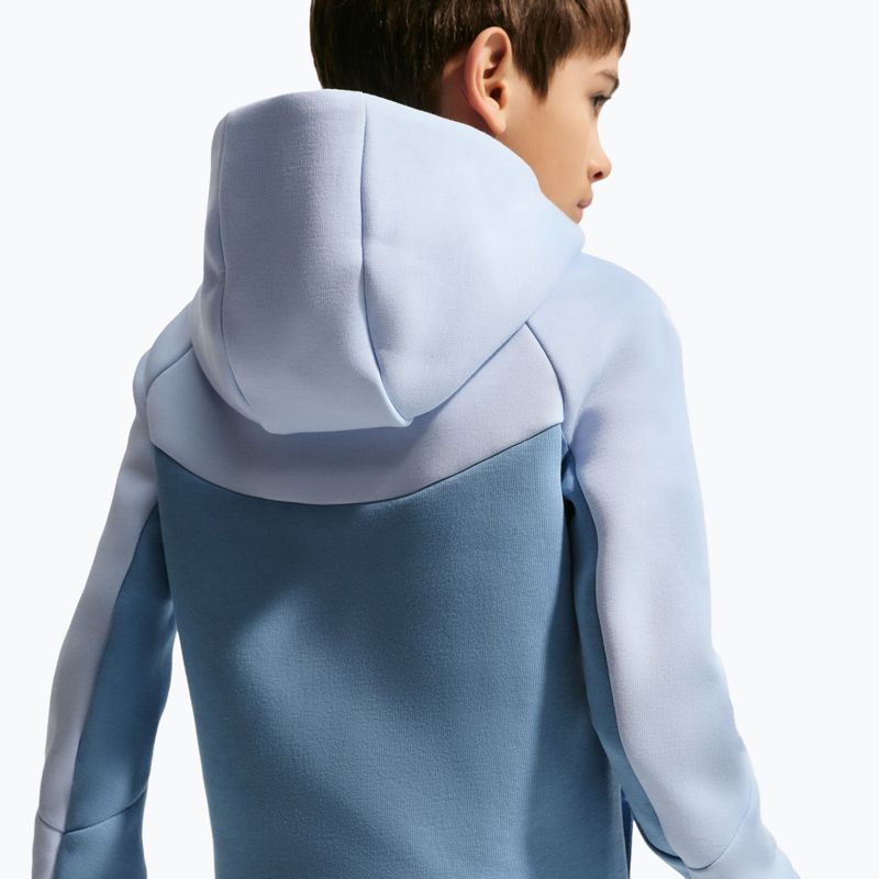 Gyerek pulóver Nike Sportswear Tech Fleece Full Zip hydrogen blue/work blue/black/black 5