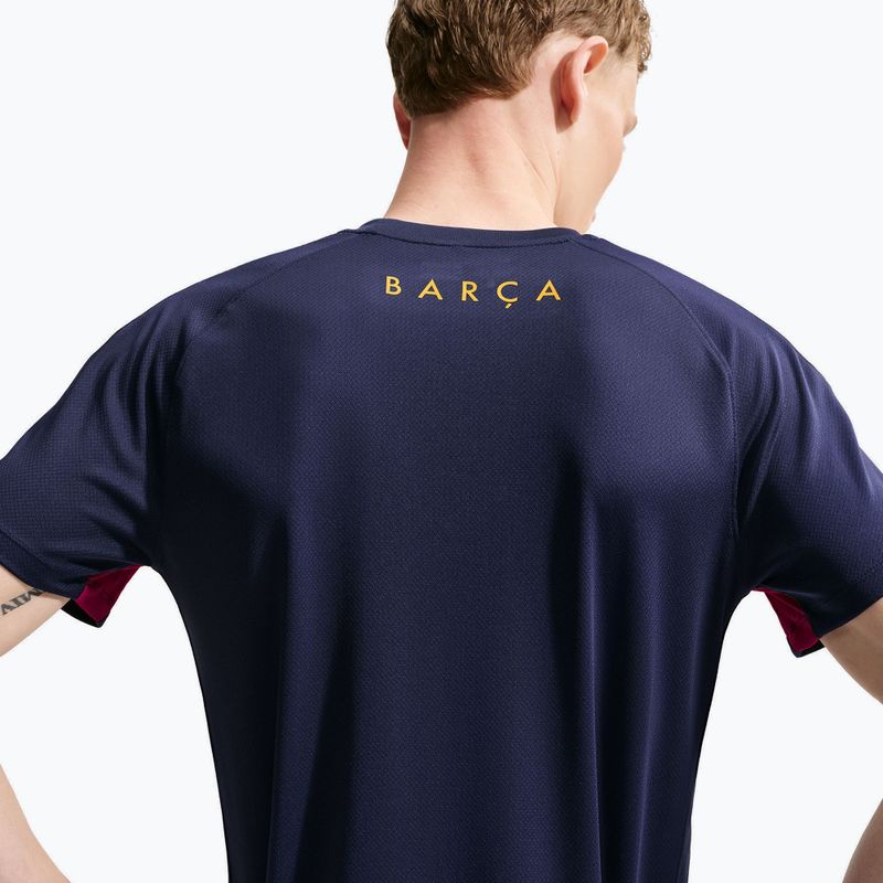 Férfi focimez Nike FC Barcelona Strike Soccer Dri-Fit blackened blue/noble red/mineral yellow 5