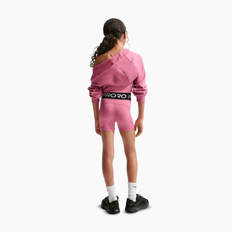 Nike Pro gyerek rövidnadrág peony/white 3