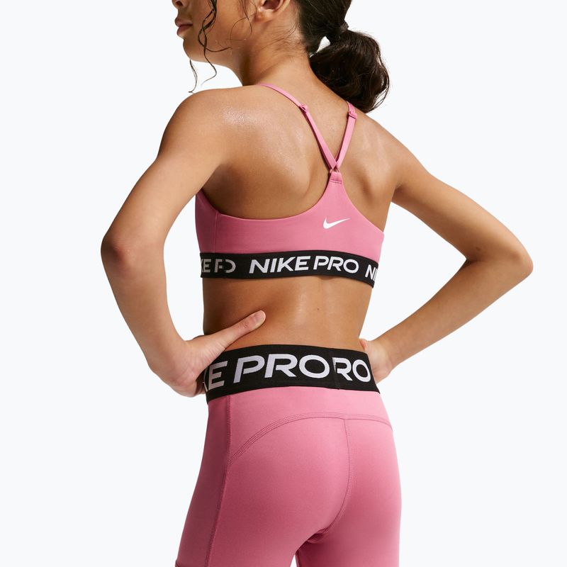 Nike Pro gyerek rövidnadrág peony/white 5