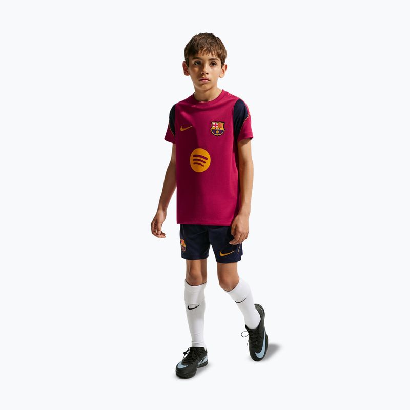 Gyerek focimez Nike FC Barcelona Strike Dri-Fit noble red/blackened blue 2