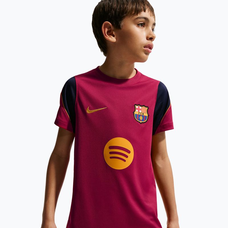 Gyerek focimez Nike FC Barcelona Strike Dri-Fit noble red/blackened blue 4