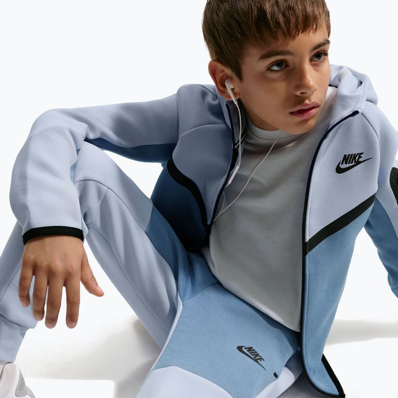 Gyerek nadrág Nike Sportswear Tech Fleece hydrogen blue/work blue/black/black 6