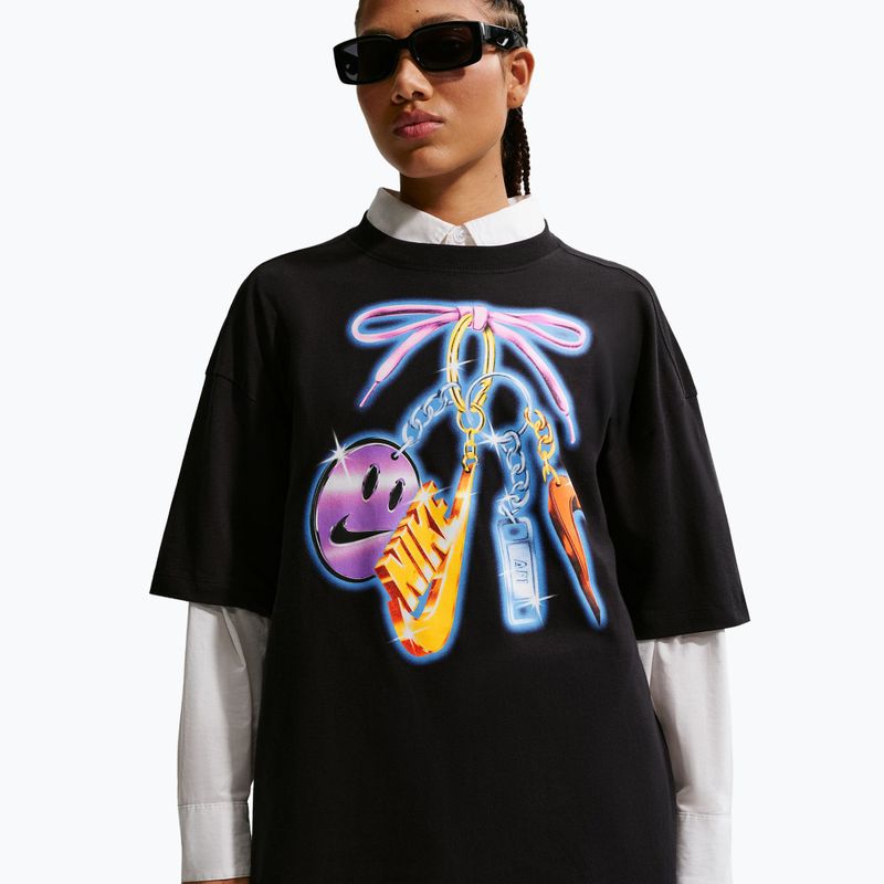 Női póló Nike Sportswear Classic Oversized 010 fekete 4