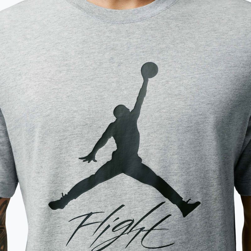 Férfi póló Jordan Jumpman Flight dark grey heather 5