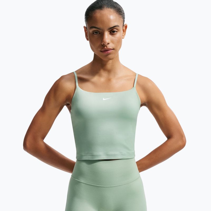 Nike One közepes tartású női edzőpóló steam/white