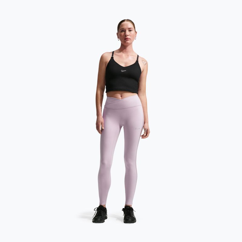 Női leggings Nike One High-Waisted Seamless platinum violet 2