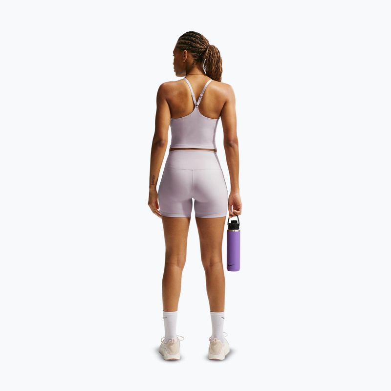 Női rövidnadrág Nike One Biker 5" platinum violet 3
