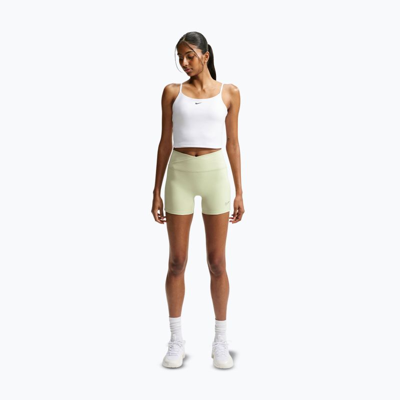 Női rövidnadrág Nike One Biker 5" olive aura 4