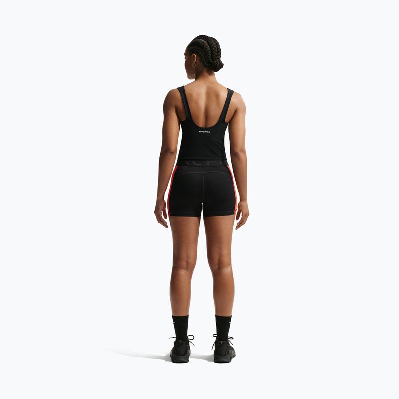 Női edzőpóló Nike Pro Sculpt Medium Support Padded Tank black/white 3