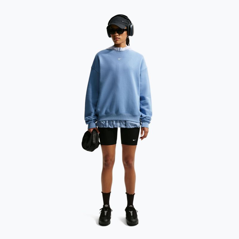Női pulóver Nike Studio Fleece Medium Weight work blue/sail 2
