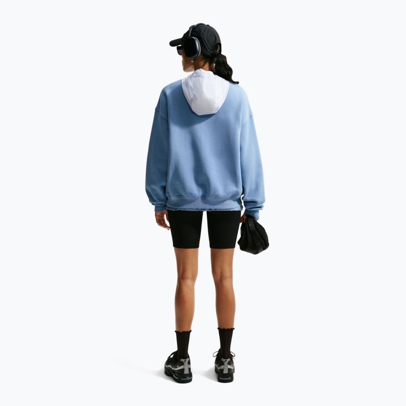 Női pulóver Nike Studio Fleece Medium Weight work blue/sail 3
