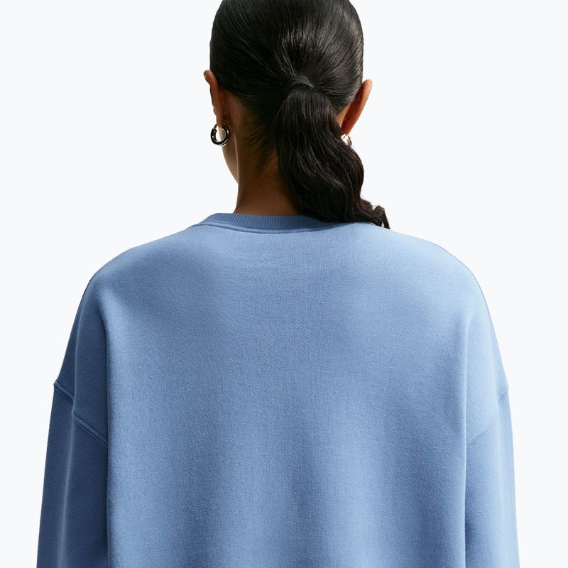 Női pulóver Nike Studio Fleece Medium Weight work blue/sail 6