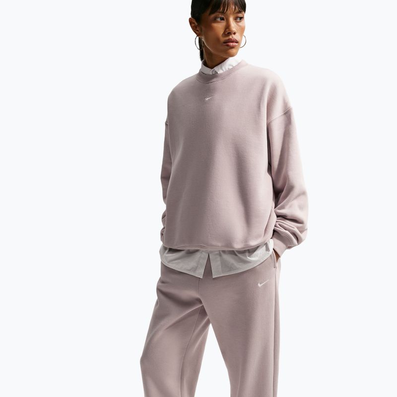 Női nadrág Nike Studio Fleece Medium Weight cream Ii/sail 4