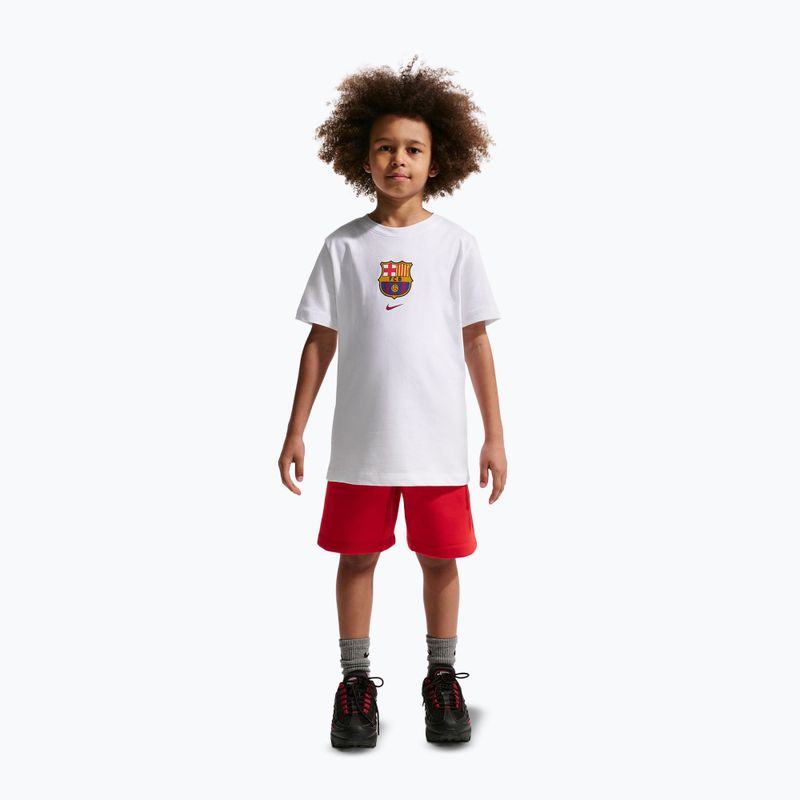 Gyerek póló Nike FC Barcelona Soccer white 2