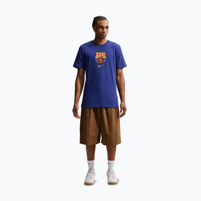 Férfi póló Nike FC Barcelona Soccer deep royal blue 2