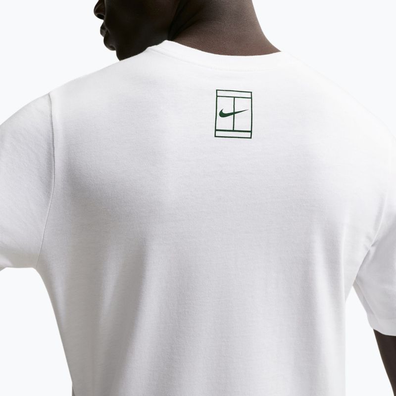 Férfi teniszpóló Nike Court Love white 5