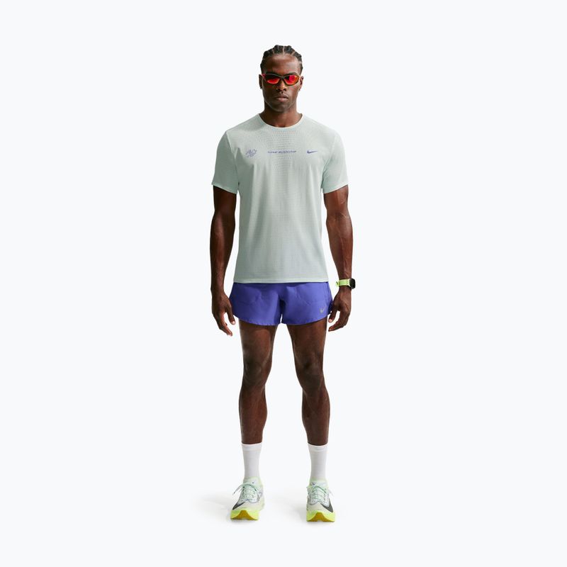 Férfi futópóló Nike AeroSwift Dri-Fit ADV barely green/lapis 2