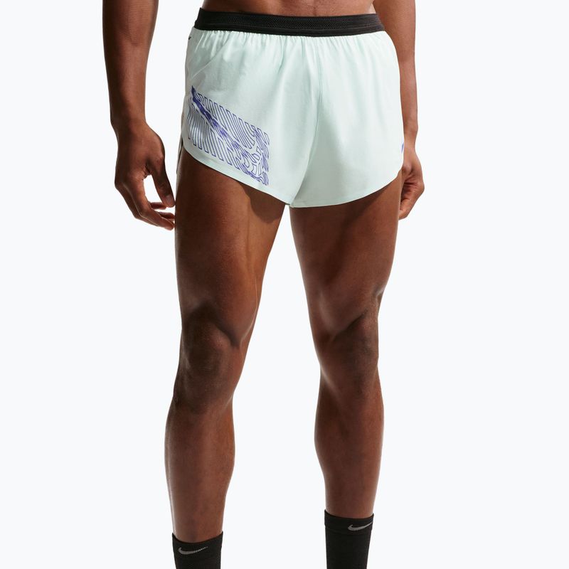 Férfi futóshort Nike AeroSwift Dri-Fit ADV Brief-Lined 2" barely green/lapis 5