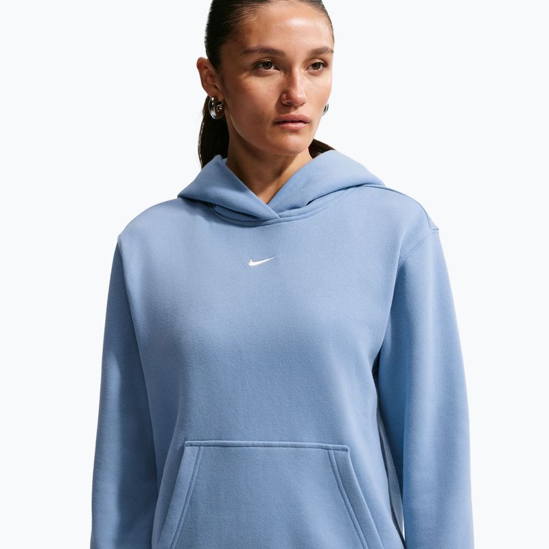 Női pulóver Nike Studio Fleece work blue/sail 4