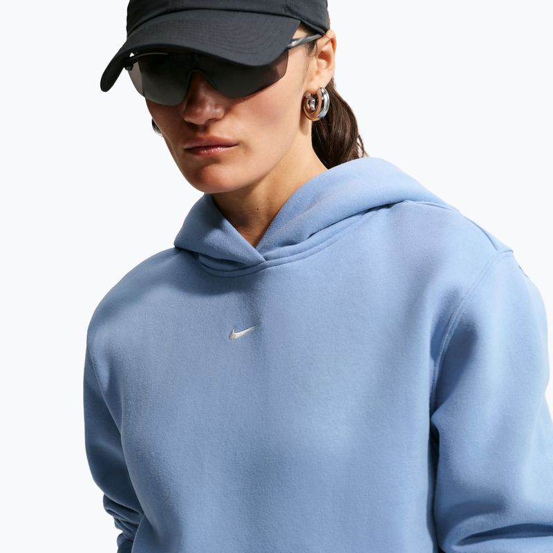 Női pulóver Nike Studio Fleece work blue/sail 5
