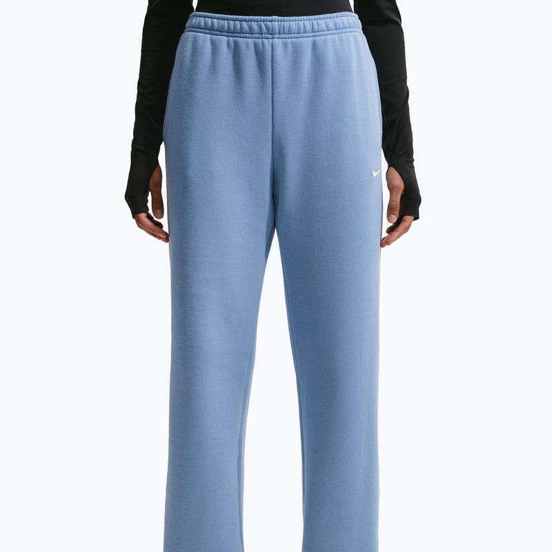 Női nadrág Nike Studio Fleece work blue/sail 5