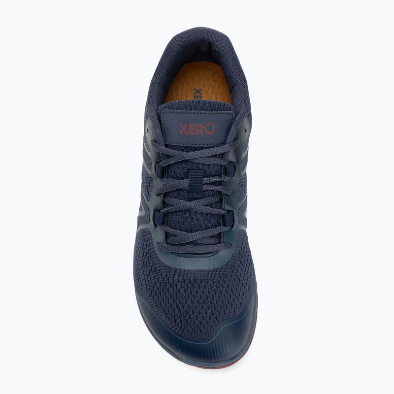 férfi barefoot cipők Xero Shoes HFS II vintage indigo/red ochre 5