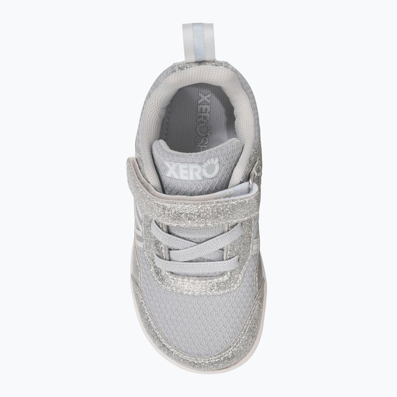 Gyerek barefoot cipők Xero Shoes Prio silver glitter 6