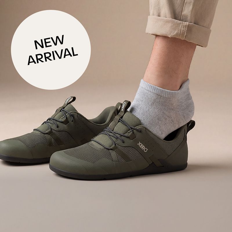 Férfi barefoot cipő Xero Shoes Prio Easy On army green 8