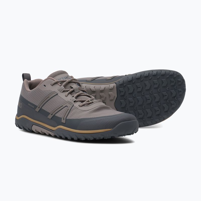 Férfi barefoot cipő Xero Shoes Scrambler Trail Low WP driftwood/asphalt 6