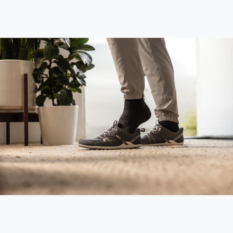 Férfi barefoot cipő Xero Shoes Prio Easy On steel gray 11