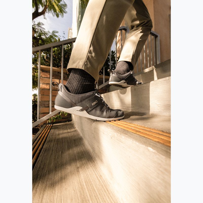 Férfi barefoot cipő Xero Shoes Prio Easy On steel gray 13