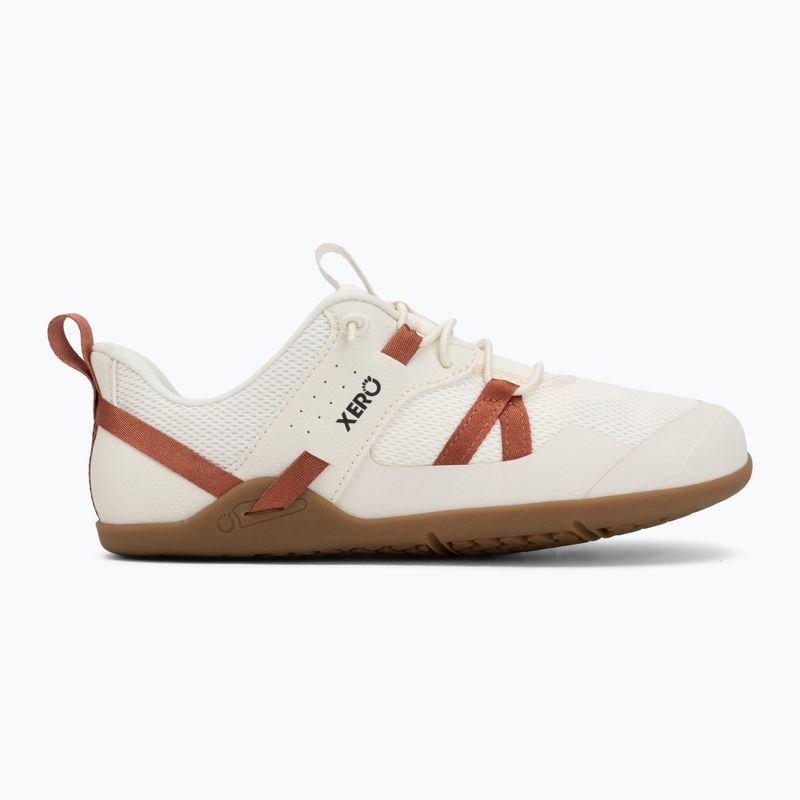Női barefoot cipők Xero Shoes Prio Easy On egret/burnt brick 2