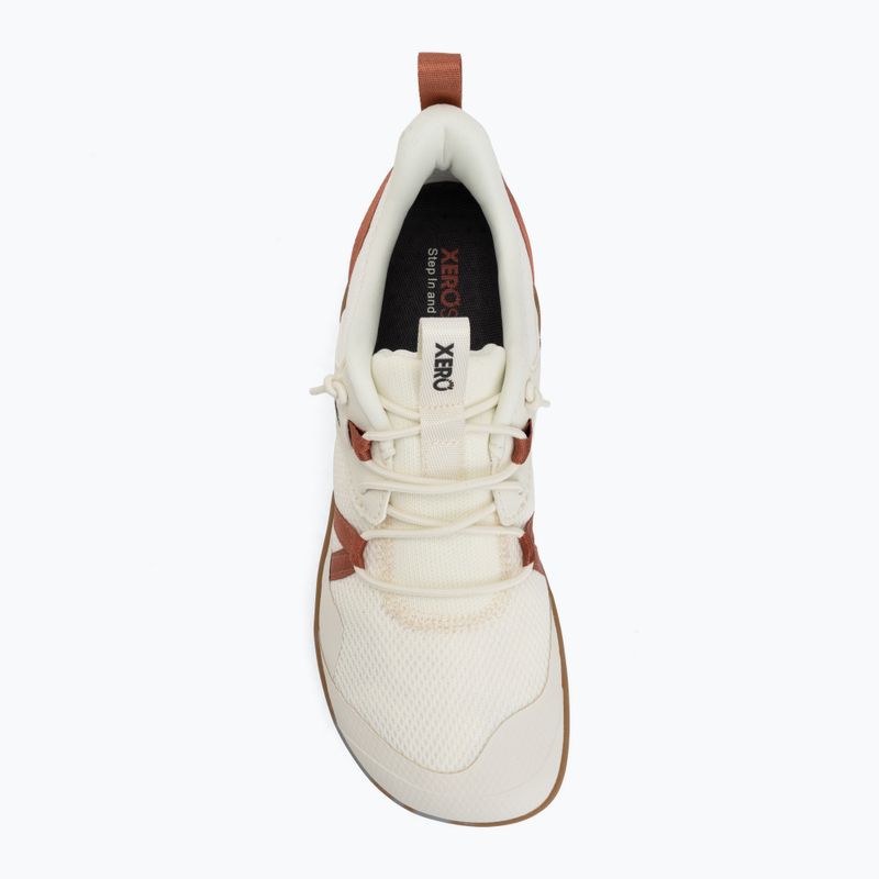 Női barefoot cipők Xero Shoes Prio Easy On egret/burnt brick 5