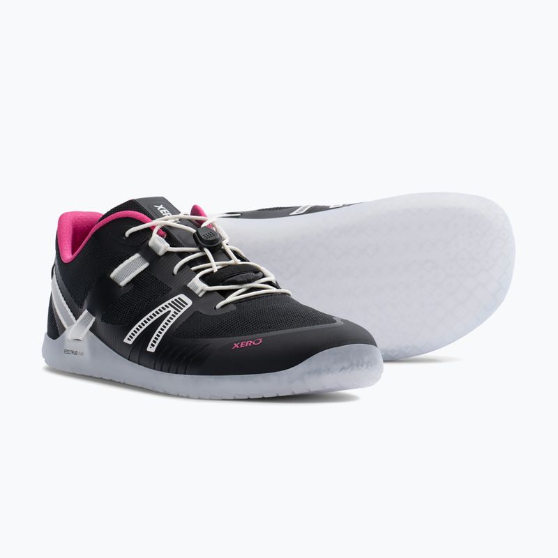 Női barefoot cipők Xero Shoes XT Max black/white purple 6