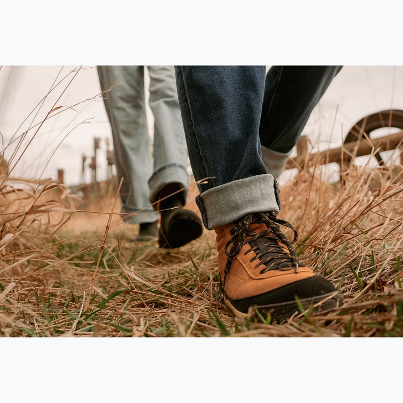 Férfi barefoot cipők Xero Shoes Ridgeway Suede dark irish cream 11