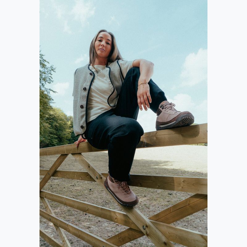 Női barefoot cipők Xero Shoes Ridgeway Suede pink sand 13