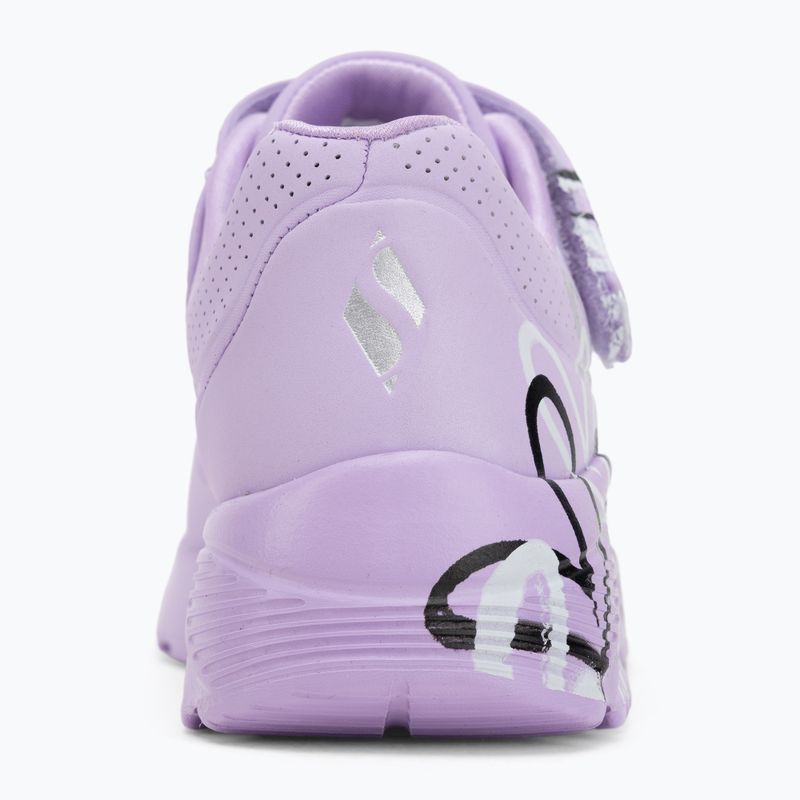 Gyerekcipők SKECHERS Uno Lite Love Levitate levendula/többszínű 6