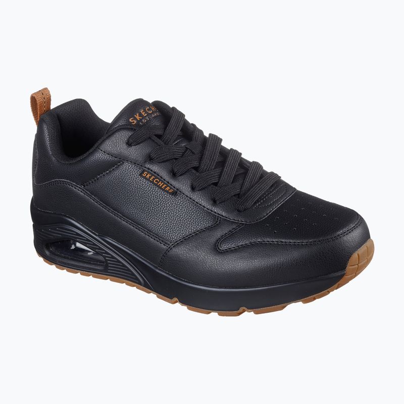 Férfi Skechers Uno Alder fekete cipő 8