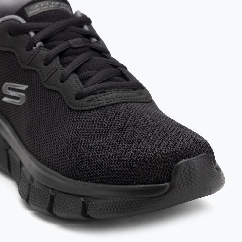 Férfi Skechers Bobs Sport B Flex Icy Edge fekete cipő 7