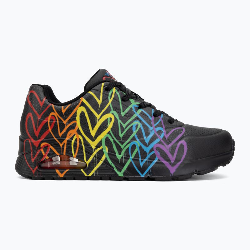 Női cipő SKECHERS Uno Full Of Love black 2