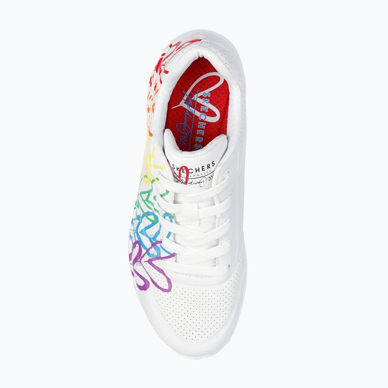 Női cipő SKECHERS Uno Full Of Love white 5