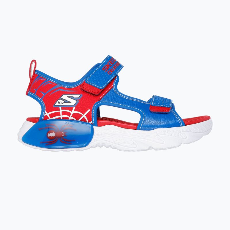 SKECHERS Creature Splash kék/piros gyermek szandálok