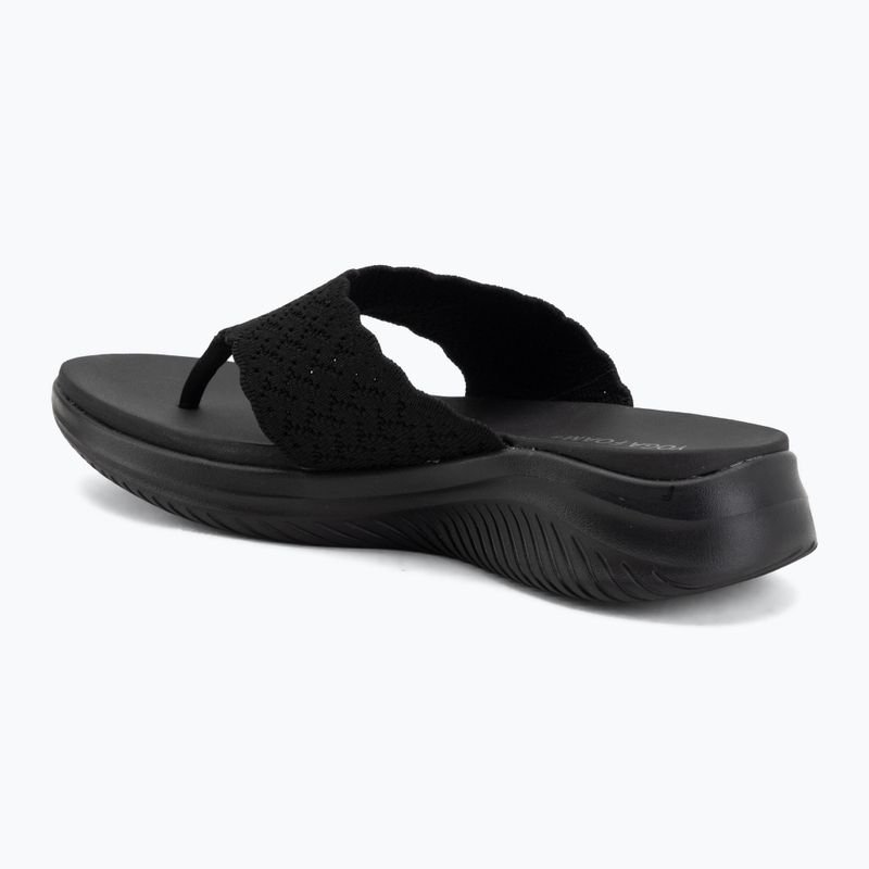 Női papucsok SKECHERS Ultra Flex 3.0 Rhythm Waves black 3