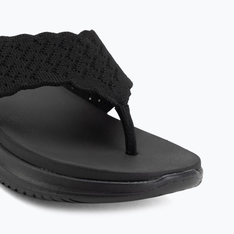 Női papucsok SKECHERS Ultra Flex 3.0 Rhythm Waves black 7