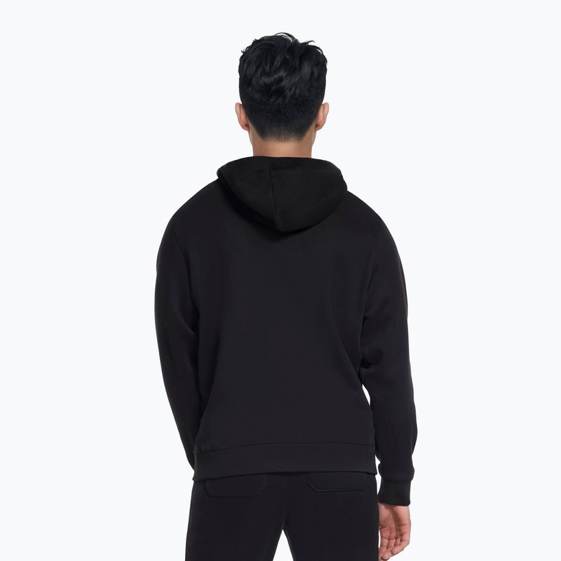Férfi pulóver SKECHERS Max Soft Hoodie black 2