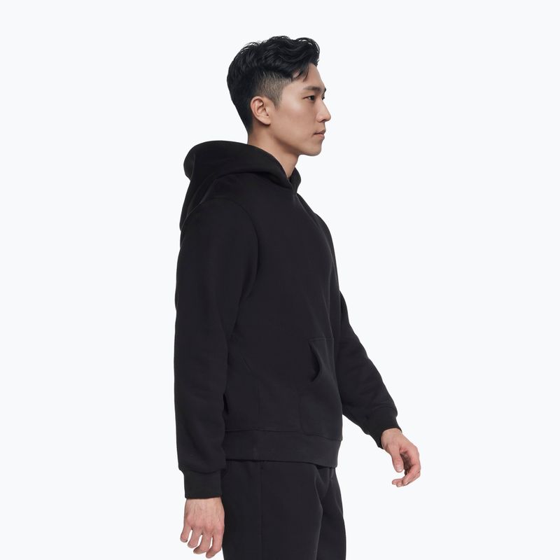 Férfi pulóver SKECHERS Max Soft Hoodie black 4
