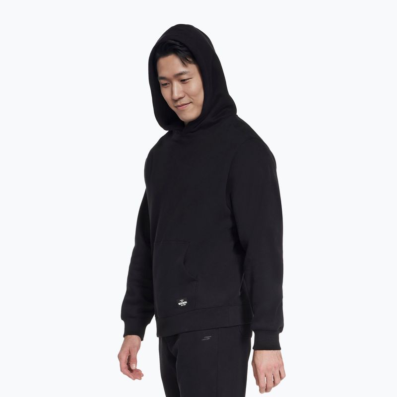 Férfi pulóver SKECHERS Max Soft Hoodie black 6