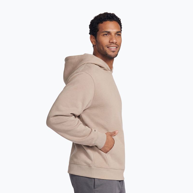 Férfi pulóver SKECHERS Max Soft Hoodie brown 3