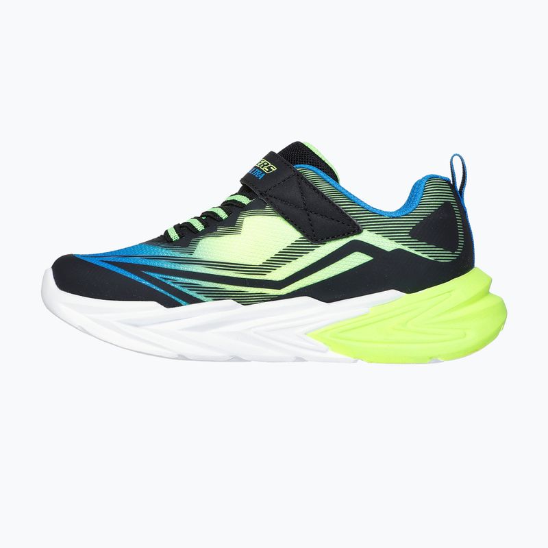 Gyerekcipők SKECHERS Flex-Glow Ultra fekete/kék/lime 11